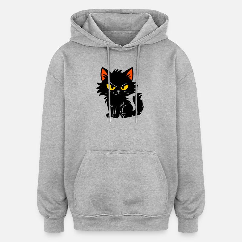 Sweet kitten - Oversized Unisex Hoodie - heather grey