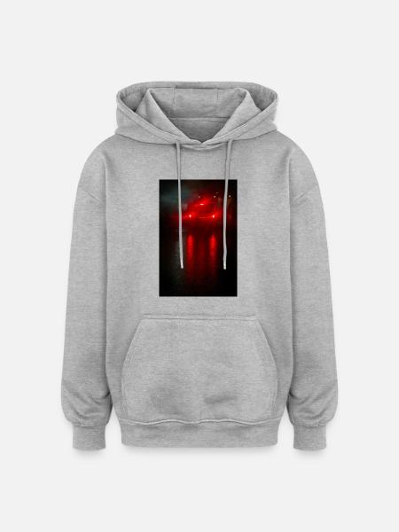 Give me a brake - Oversized Unisex Hoodie - heather grey