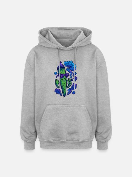 Joint Venture - Oversized Unisex Hoodie - Grau meliert
