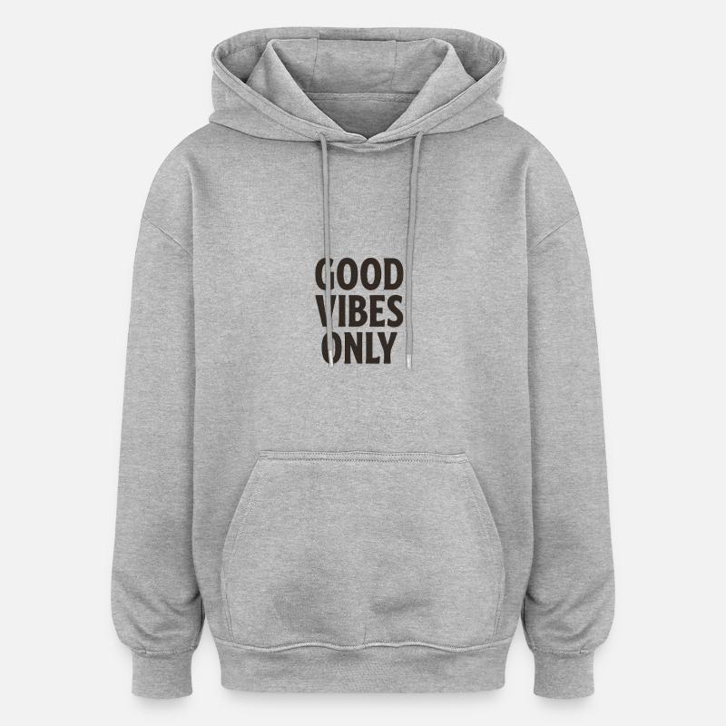 766DB4DF DF19 4D77 973E 199E3CA5844C - Oversized Unisex Hoodie - Grau meliert