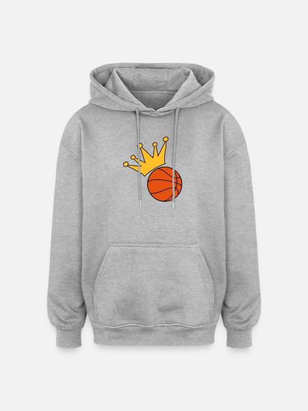 Basketball - Oversized Unisex Hoodie - heather grey
