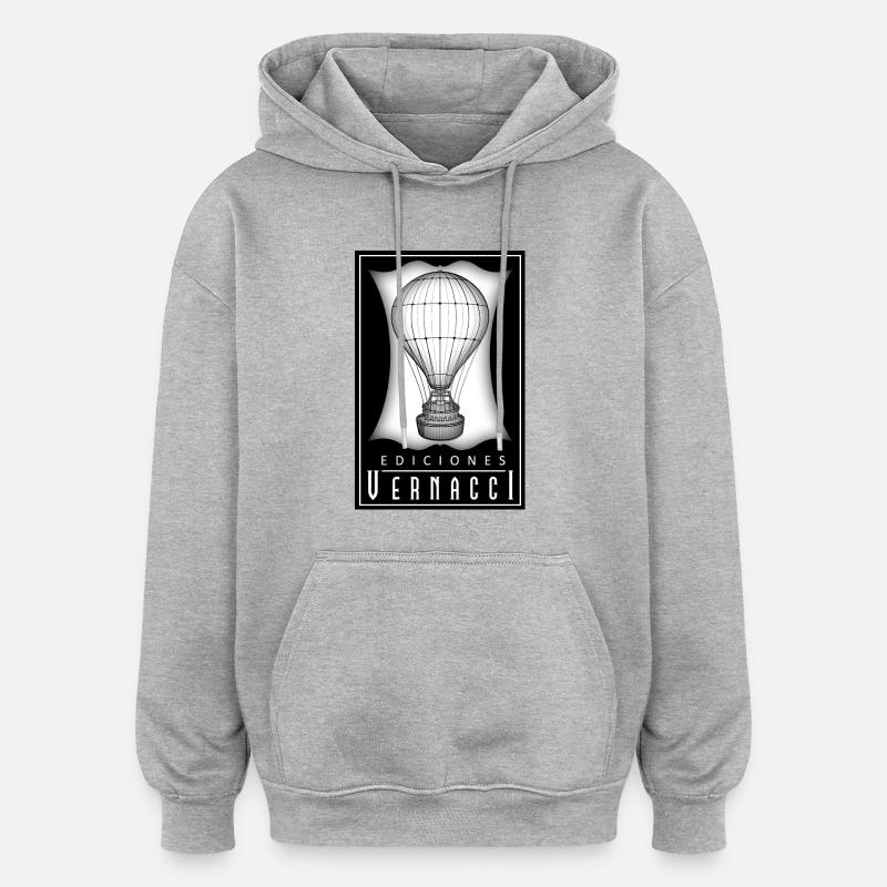 Vernacci edition logo - Oversized Unisex Hoodie - heather grey