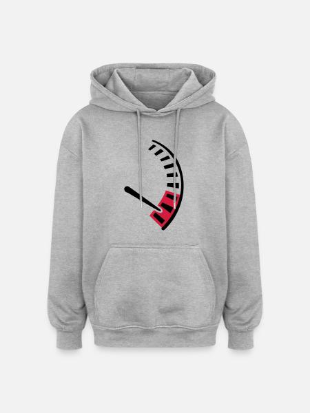 Speed car - Oversized Unisex Hoodie - heather grey