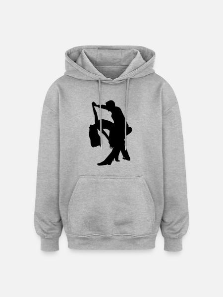 Dancing - Oversized Unisex Hoodie - heather grey