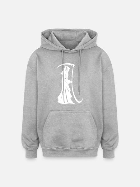 Grim Reaper, Reaper - Oversized Unisex Hoodie - heather grey