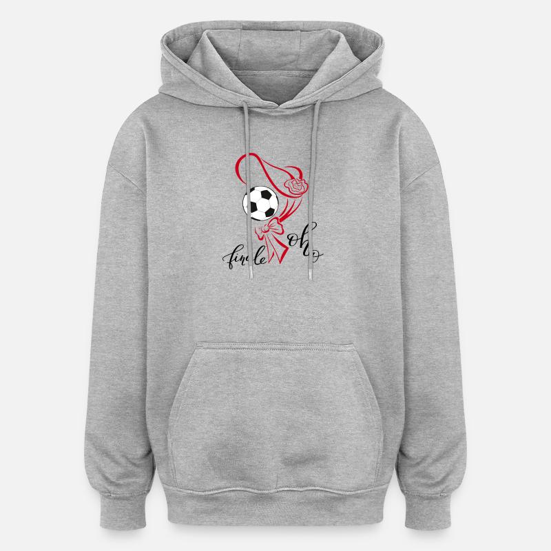 Finale Oho - Oversized Unisex Hoodie - Grau meliert