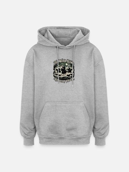 Jäger Germanic tribes Middle Ages - Oversized Unisex Hoodie - heather grey