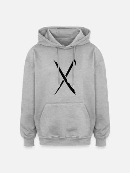gebo - Oversized Unisex Hoodie - heather grey