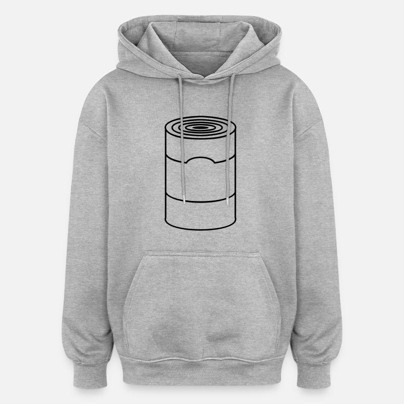 Dose / can (1c) - Oversized Unisex Hoodie - heather grey