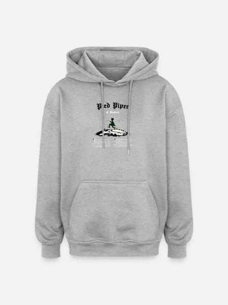 Pied Piper of Hamelin - Oversized Unisex Hoodie - heather grey