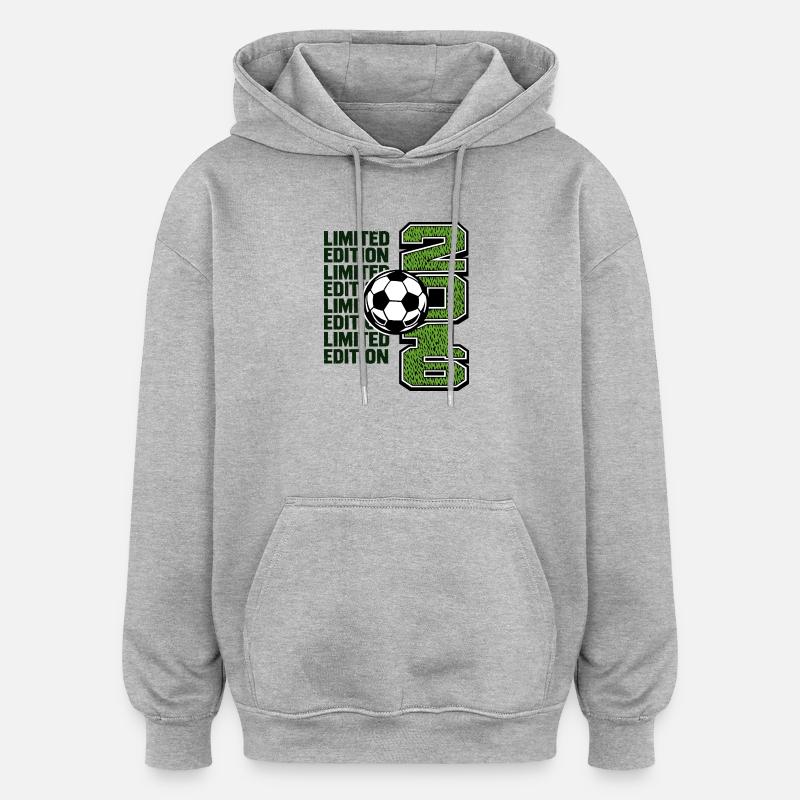 Édition limitée 2016 - Sweat à capuche oversize unisexe - gris chiné