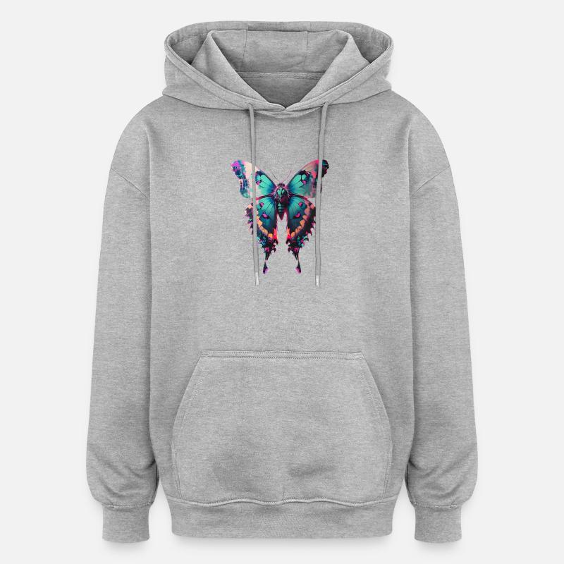 Folder - Oversized Unisex Hoodie - heather grey