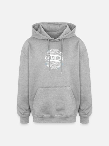 Camper - Oversized Unisex Hoodie - Grau meliert