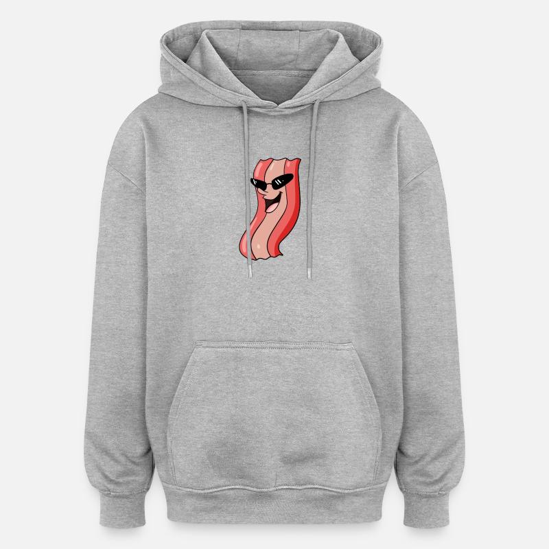 Speck cool - Oversized Unisex Hoodie - Grau meliert