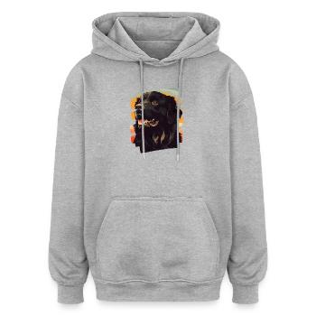 Terranova - Felpa con cappuccio unisex oversize - grigio melange - Fronte - Noah (186cm)