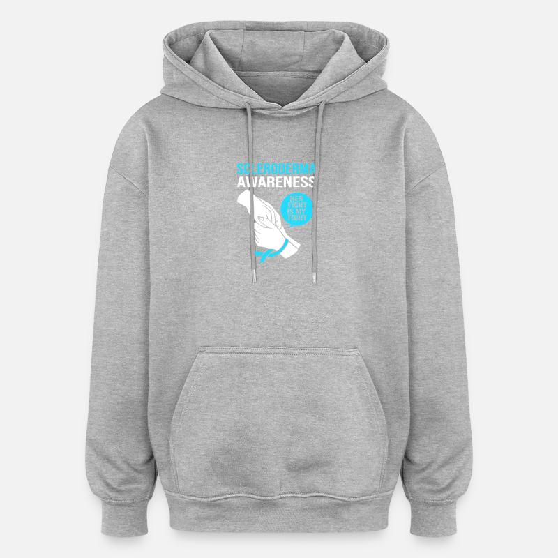 Scleroderma - Oversized Unisex Hoodie - heather grey