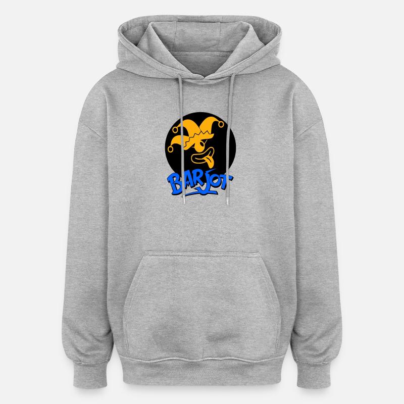 Barjot - Oversized Unisex Hoodie - heather grey