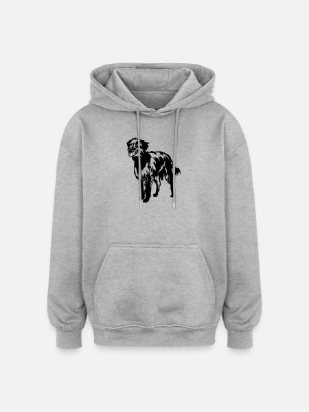 Berger des Pyreneés - Oversized Unisex Hoodie - Grau meliert
