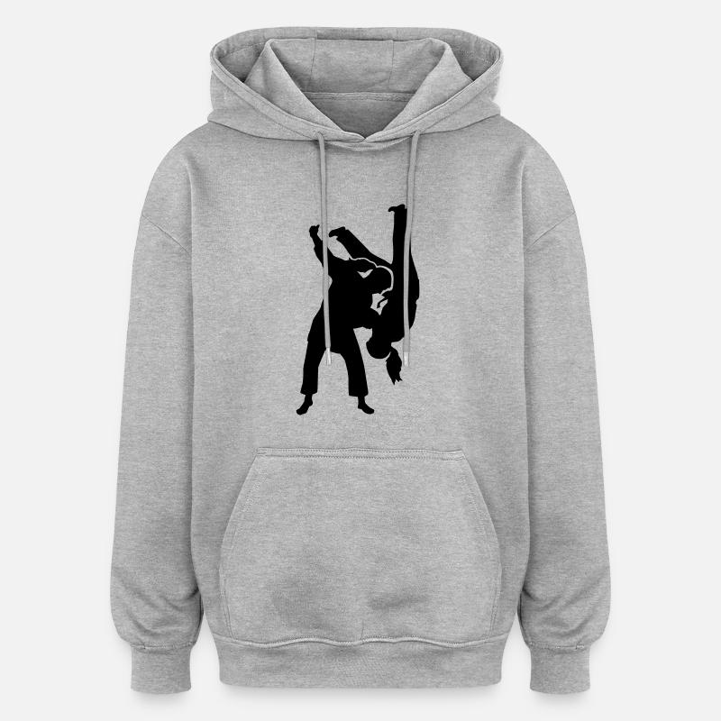 Judo - Oversized Unisex Hoodie - heather grey