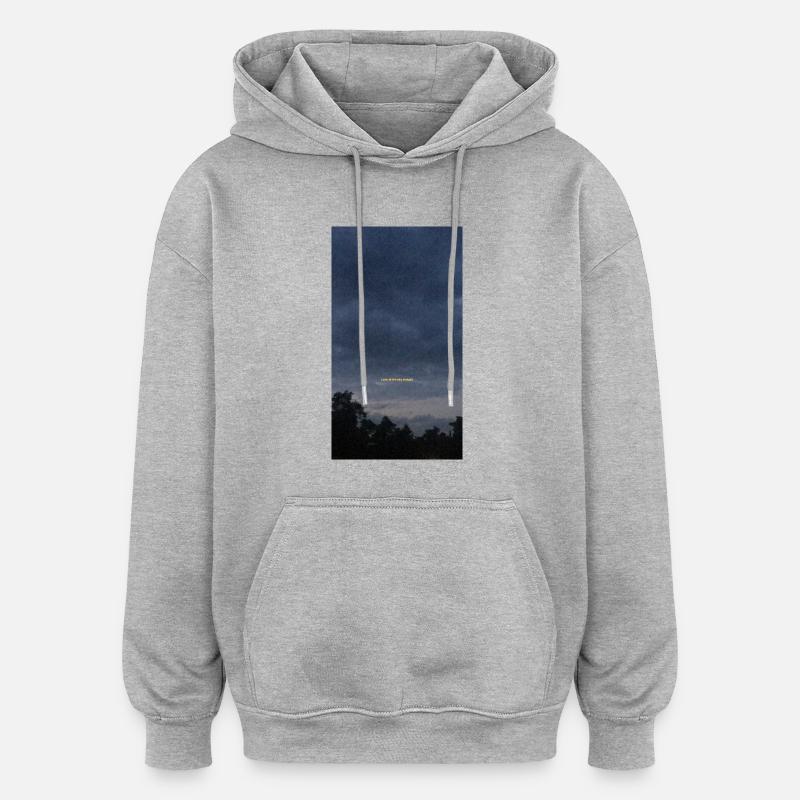 90E95C38 10D6 4B56 B98E 11BDECDDF03E - Oversized Unisex Hoodie - heather grey