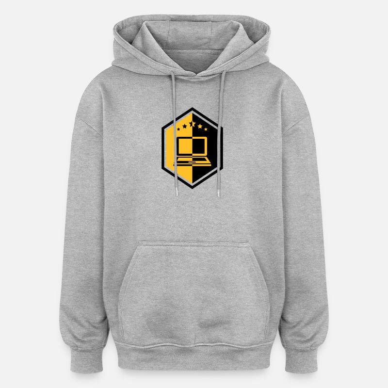 Computing / Informatik / Informatique - Oversized Unisex Hoodie - heather grey