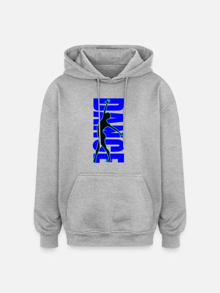 Dance - Dance Lessons - Dance Studio - Dancer - Oversize unisex hoodie - grå meleret