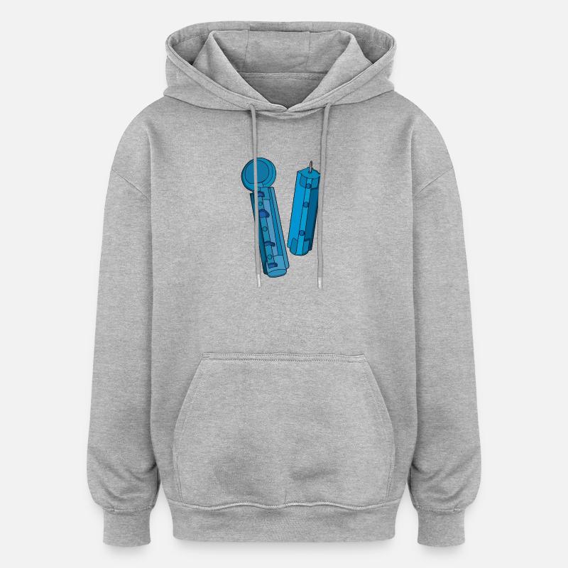 Lancets pour le test de glucose - Sweat à capuche oversize unisexe - gris chiné