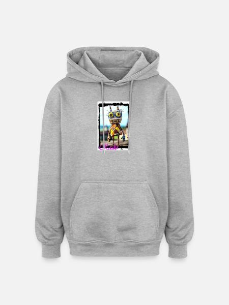 Artistic rag doll creation King City - Oversized Unisex Hoodie - heather grey