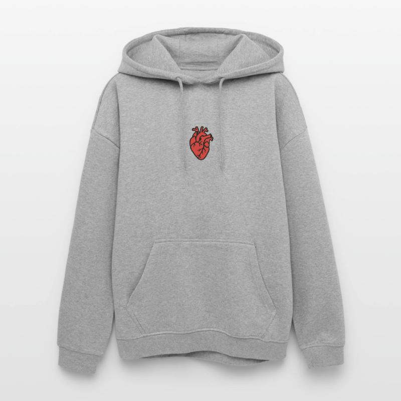 cuore_anatomico Oversized Unisex Hoodie