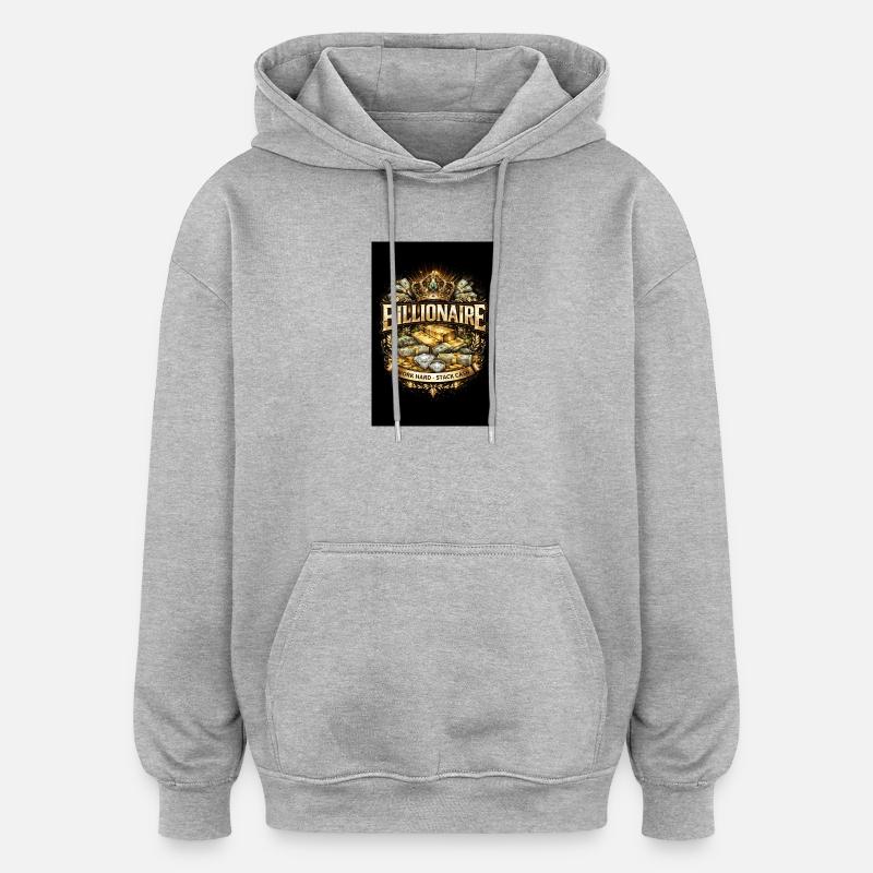 6D0F5E12-D063-4FDD-AC08-1CA5FF0643D0 - Oversized Unisex Hoodie - heather grey