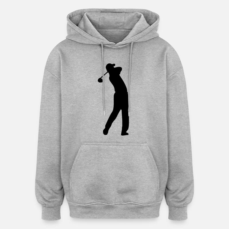 golf - Sweat à capuche oversize unisexe - gris chiné