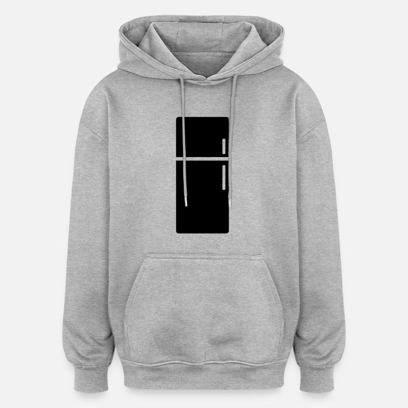 fridge - Oversized Unisex Hoodie - heather grey