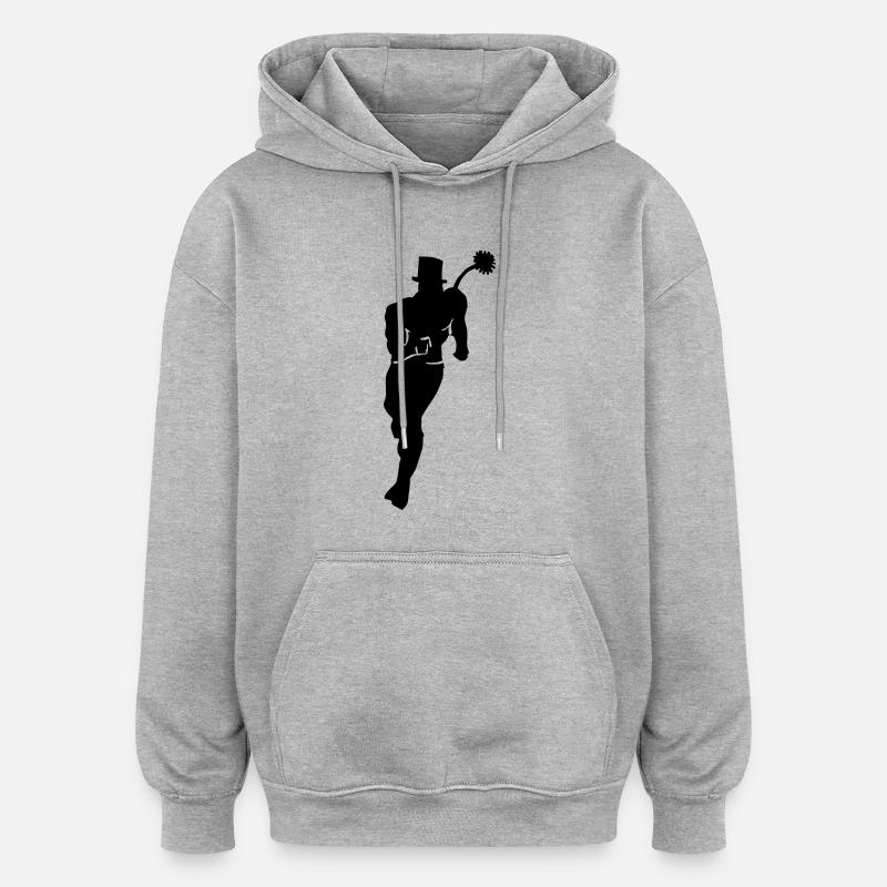 Superfeger - Oversized Unisex Hoodie - Grau meliert