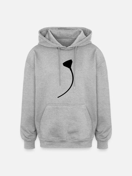 Beerbong - Oversized Unisex Hoodie - heather grey