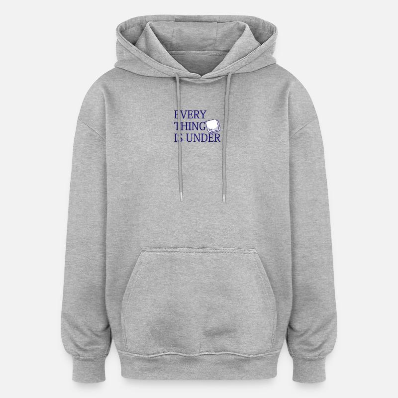 Everything Is Under Ctrl - Oversized Unisex Hoodie - heather grey