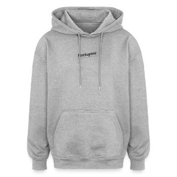 poztupimi - Oversized Unisex Hoodie - heather grey - Front - Noah (186cm)