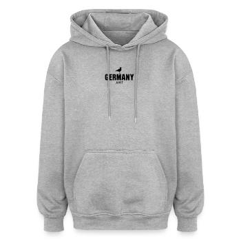 Juist GERMANY - Oversized Unisex Hoodie - Grau meliert - Vorne - Noah (186cm)