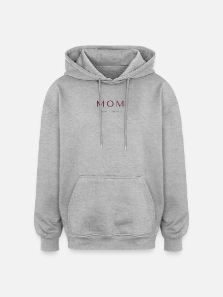 MUTTER Est. 2027 - Oversized Unisex Hoodie - Grau meliert