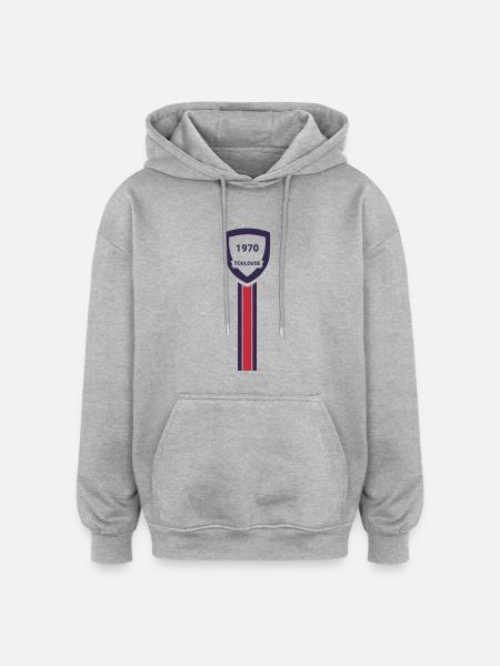 Toulouse football club - Oversized Unisex Hoodie - heather grey