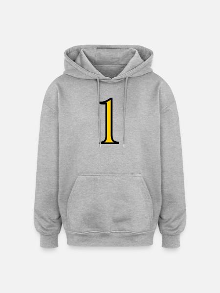 ANNIVERSARY. HAPPY BIRTHDAY. HAPPY BIRTHDAY. - Oversized Unisex Hoodie - heather grey