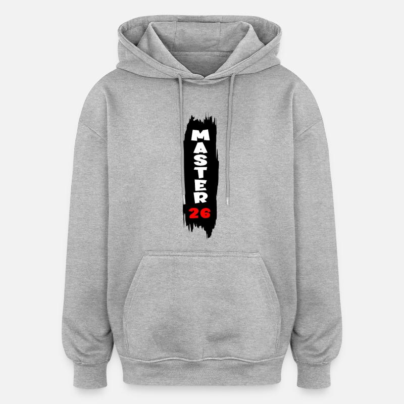 Master 2026 - Oversized Unisex Hoodie - heather grey