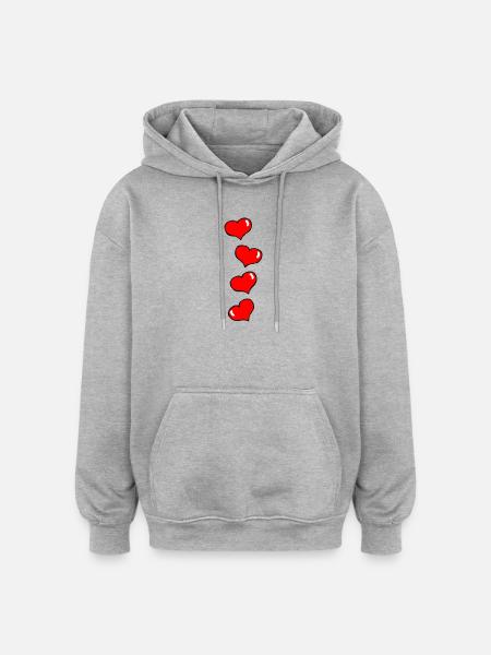 Sweetie pie - Oversized Unisex Hoodie - heather grey