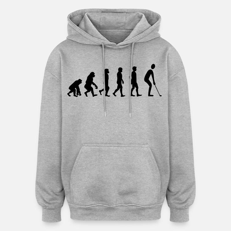 Evolution Golf - Oversized Unisex Hoodie - heather grey