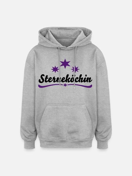 sternekoechin - Oversized Unisex Hoodie - heather grey