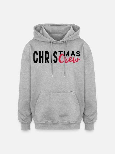 Christmas - Oversized Unisex Hoodie - heather grey