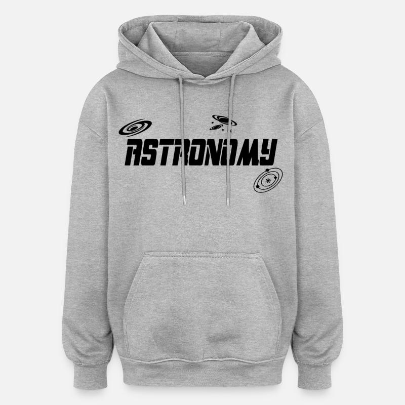 Astronomy - Oversized Unisex Hoodie - Grau meliert