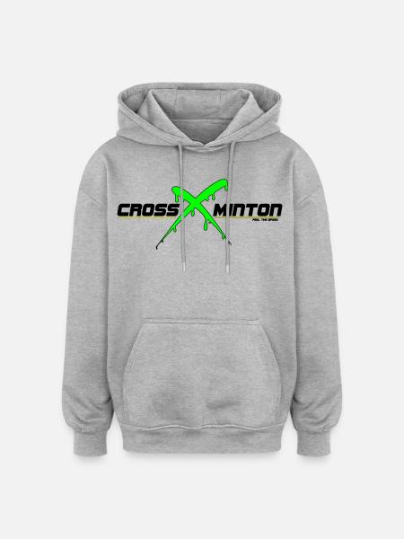 Crossminton - Oversized Unisex Hoodie - heather grey