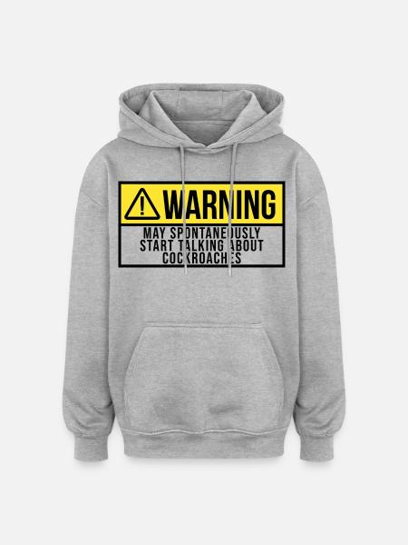Cockroach Cockroach Cockroach - Oversized Unisex Hoodie - heather grey