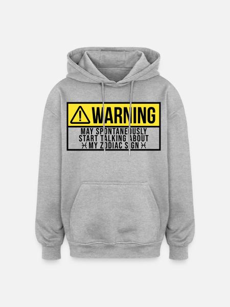 Pisces Pisces Pisces - Oversized Unisex Hoodie - heather grey