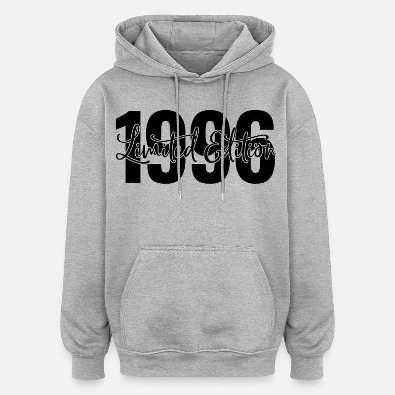 Edition limitée 1996 - Sweat à capuche oversize unisexe - gris chiné